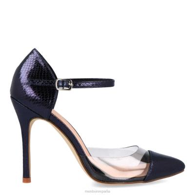 Menbur mujer carpini 204L1469 tacones altos azul oscuro