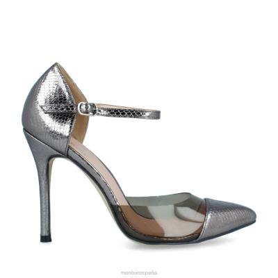 Menbur mujer carpini 204L5328 tacones altos gris