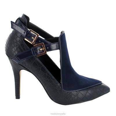 Menbur mujer carroña 204L5156 tacones altos azul oscuro