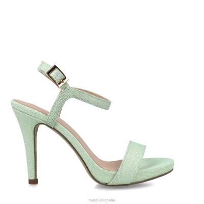 Menbur mujer castillo 204L3978 tacones altos verde