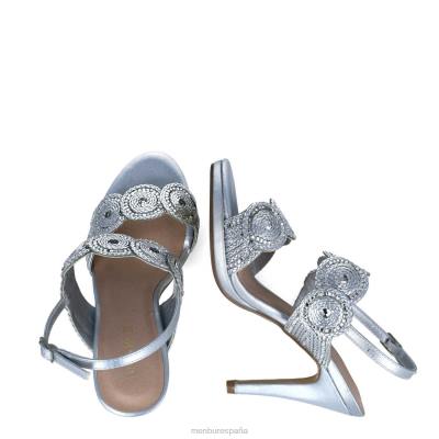 Menbur mujer cefiso 204L4019 tacones altos plata