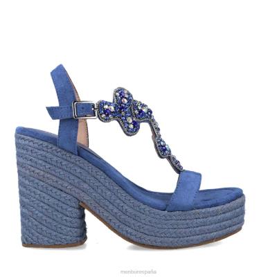 Menbur mujer cervo 204L5449 tacones altos azul claro