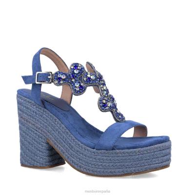 Menbur mujer cervo 204L5449 tacones altos azul claro