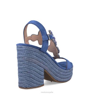 Menbur mujer cervo 204L5449 tacones altos azul claro