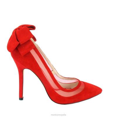 Menbur mujer clarín 204L5149 tacones altos rojo