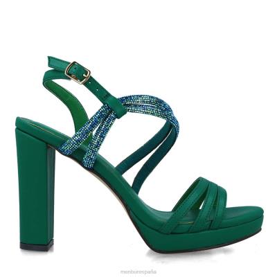 Menbur mujer clementia 204L5049 tacones altos verde