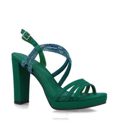 Menbur mujer clementia 204L5049 tacones altos verde