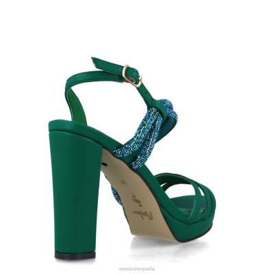 Menbur mujer clementia 204L5049 tacones altos verde