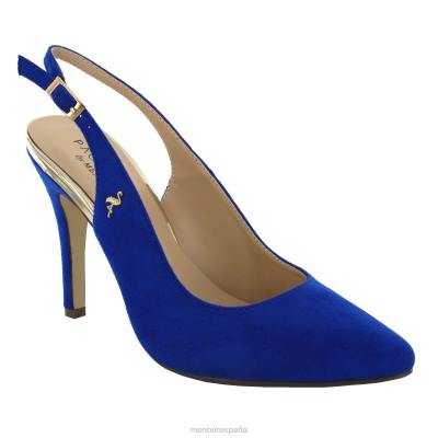 Menbur mujer cleome 204L4216 tacones altos azul medio