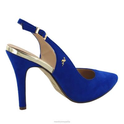 Menbur mujer cleome 204L4216 tacones altos azul medio