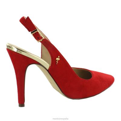 Menbur mujer cleome 204L4217 tacones altos rojo