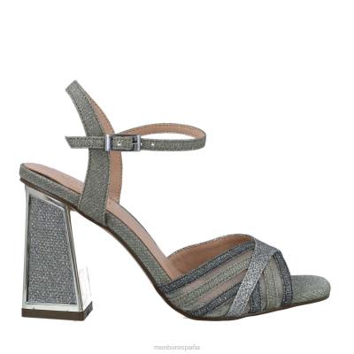 Menbur mujer consus 204L1336 tacones altos gris