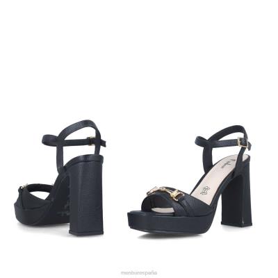 Menbur mujer coral 204L3837 tacones altos negro