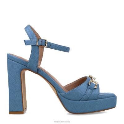 Menbur mujer coral 204L3840 tacones altos azul claro