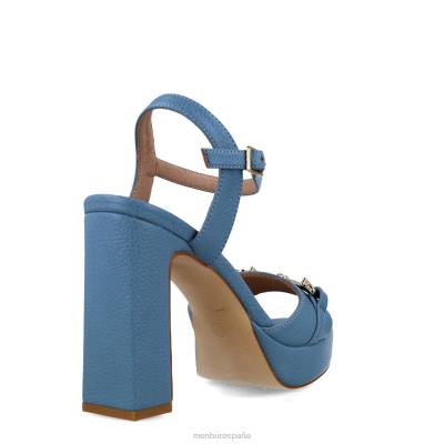 Menbur mujer coral 204L3840 tacones altos azul claro