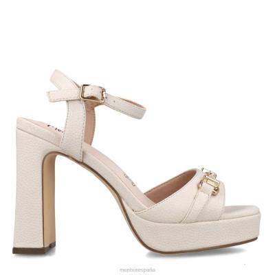 Menbur mujer coral 204L784 tacones altos beige