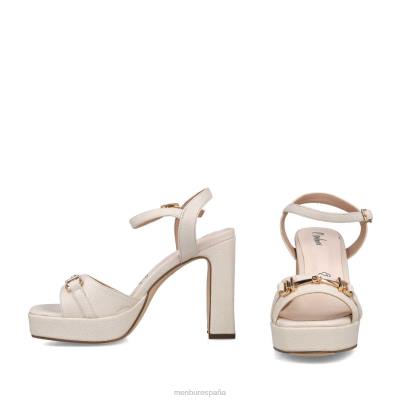 Menbur mujer coral 204L784 tacones altos beige