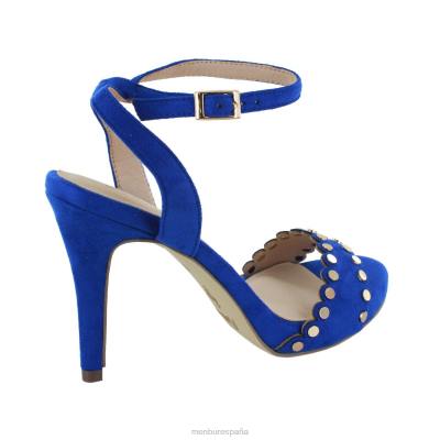 Menbur mujer cortesar 204L3921 tacones altos azul medio