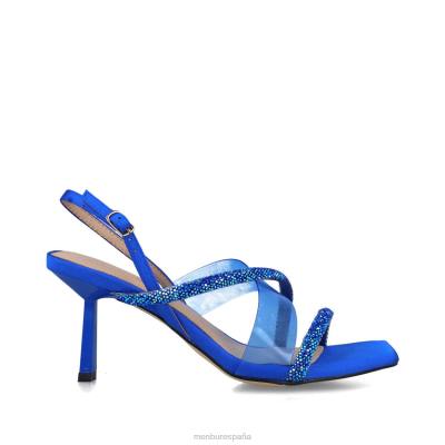 Menbur mujer cráter 204L747 tacones altos azul medio