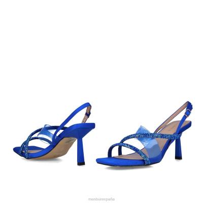 Menbur mujer cráter 204L747 tacones altos azul medio