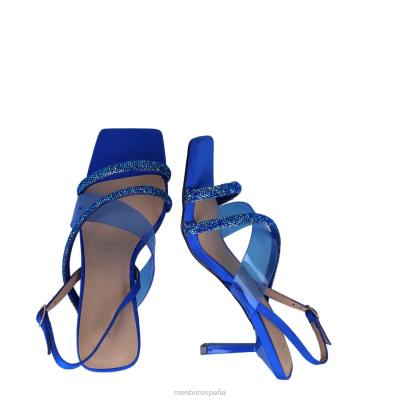 Menbur mujer cráter 204L747 tacones altos azul medio