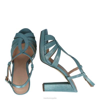 Menbur mujer creonte 204L3996 tacones altos verde