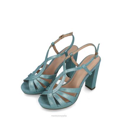 Menbur mujer creonte 204L3996 tacones altos verde