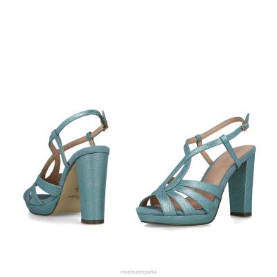 Menbur mujer creonte 204L3996 tacones altos verde