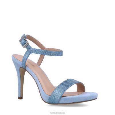 Menbur mujer creonte 204L4933 tacones altos azul claro