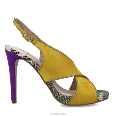 Menbur mujer cronos 204L4017 tacones altos amarillo