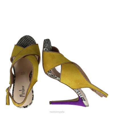 Menbur mujer cronos 204L4017 tacones altos amarillo