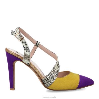 Menbur mujer cronos 204L4907 tacones altos amarillo