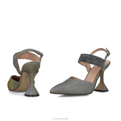 Menbur mujer cuarzo 204L3761 tacones altos gris