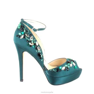 Menbur mujer d'olivet 204L4649 tacones altos verde