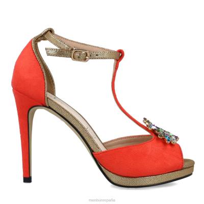 Menbur mujer damia 204L1264 tacones altos coral