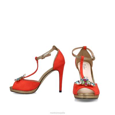 Menbur mujer damia 204L1264 tacones altos coral