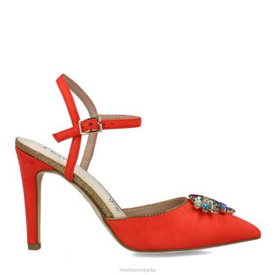 Menbur mujer damia 204L1282 tacones altos coral