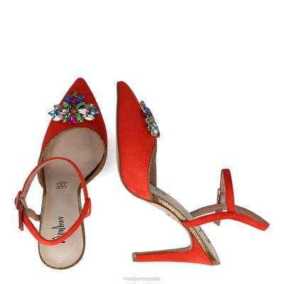 Menbur mujer damia 204L1282 tacones altos coral