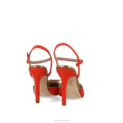 Menbur mujer damia 204L1282 tacones altos coral