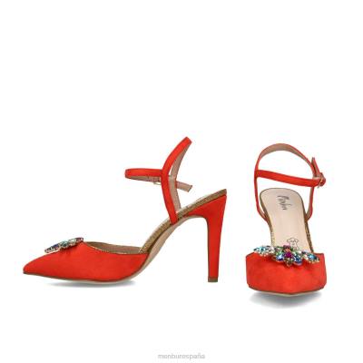 Menbur mujer damia 204L1282 tacones altos coral