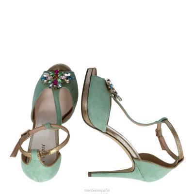 Menbur mujer damia 204L4940 tacones altos verde