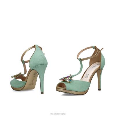 Menbur mujer damia 204L4940 tacones altos verde