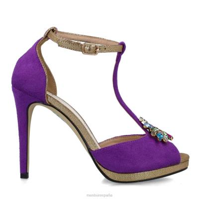 Menbur mujer damia 204L4941 tacones altos Violeta