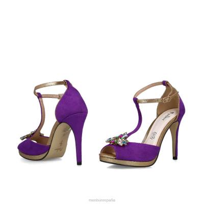 Menbur mujer damia 204L4941 tacones altos Violeta