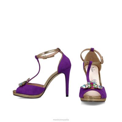 Menbur mujer damia 204L4941 tacones altos Violeta