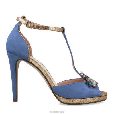 Menbur mujer damia 204L4942 tacones altos azul claro