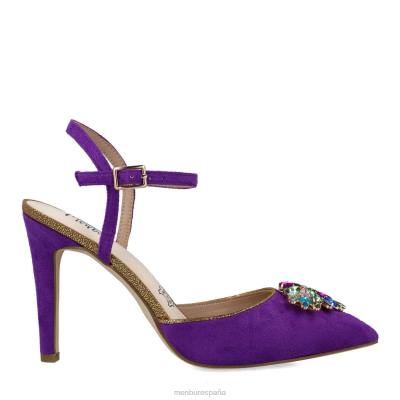 Menbur mujer damia 204L4982 tacones altos Violeta