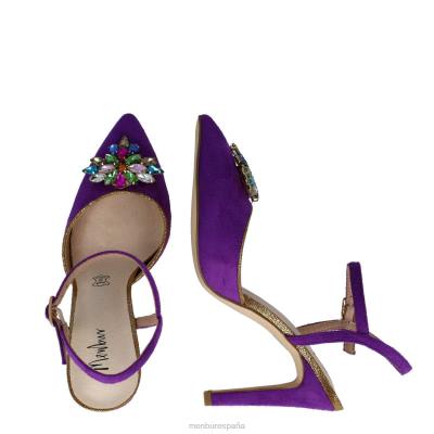 Menbur mujer damia 204L4982 tacones altos Violeta