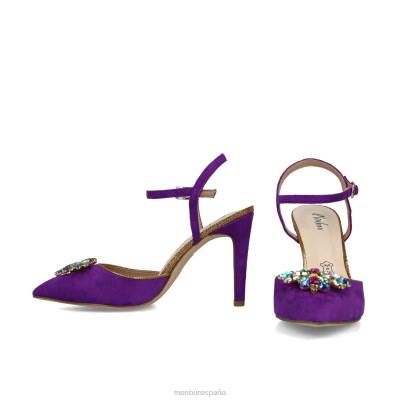 Menbur mujer damia 204L4982 tacones altos Violeta