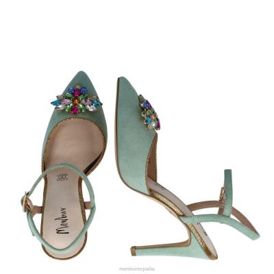 Menbur mujer damia 204L4984 tacones altos verde